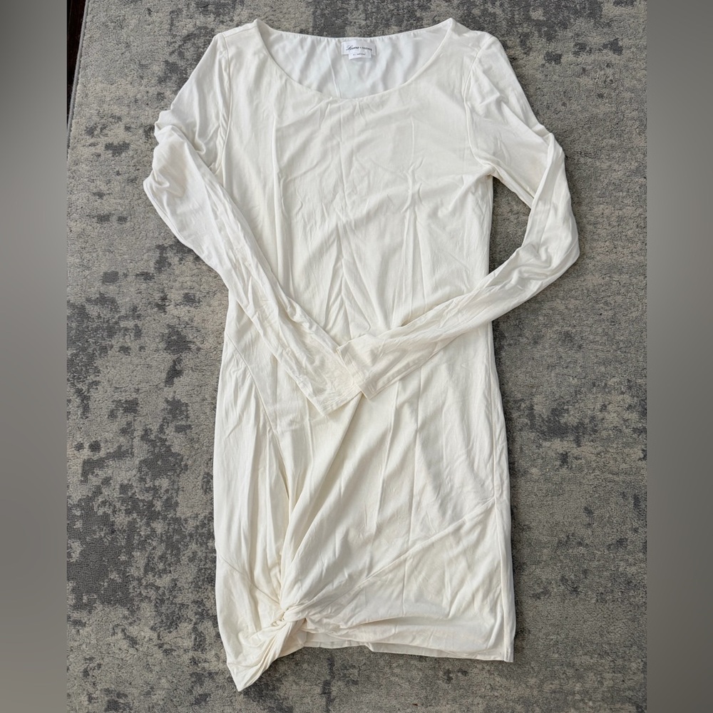Lovers + Friends Cream Long Sleeve Dress